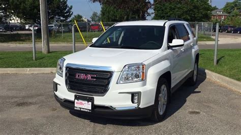 2017 Gmc Terrain Sle 2 Awd Park Assist Blind Spot Warning White Oshawa On Stock 171763 Youtube