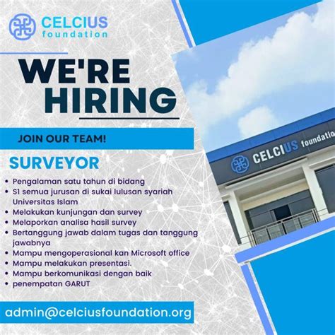 Loker Terbaru Di Celcius Foundation 2024 Karirglobal Id