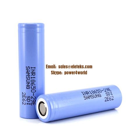 Samsung INR18650 29E 2900mAh 3 7V Li Ion Rechargeable Flashlight Battery