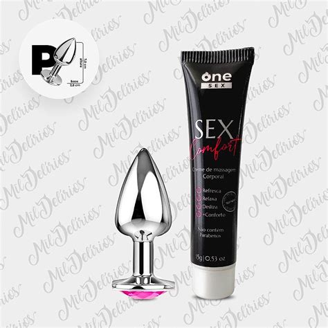 Kit Plug P Gel Dessensibilizante Anal Sex Comfort One Sex Mil