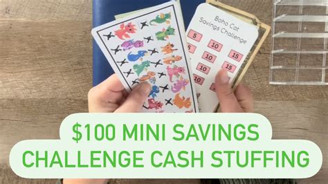 Mini Savings Challenge Cash Stuffing Lets Compete More