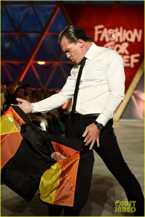 Photo: antonio banderas hits fashion for relief runway like a matador 03 | Photo 3903299 | Just ...