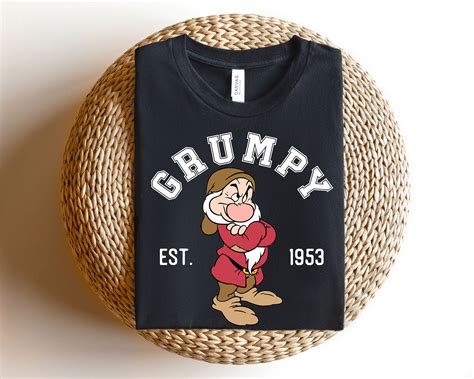 Grumpy Dwarf Shirt Disney Grumpy Shirt Grumpy Shirt Dwarf Etsy