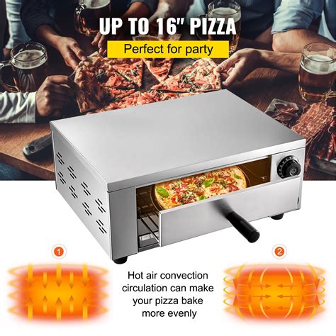 Vevor Electric Pizza Oven Countertop Pizza Oven 12pizza Baker