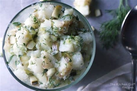 Vegan Potato Salad Dill Dijon Vinaigrette The Kitchen Girl