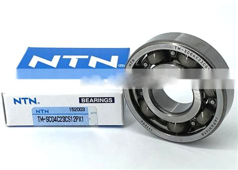 TM SC04C23CS12PX1 NTN Rolamento Japan Ball Bearing For Motor 22x56x15 Mm