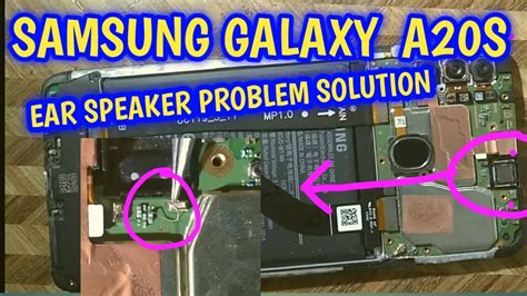 Samsung A20s Ear Speaker Problem Solution 100 Working Solutionby Baba Mobile Service Youtube