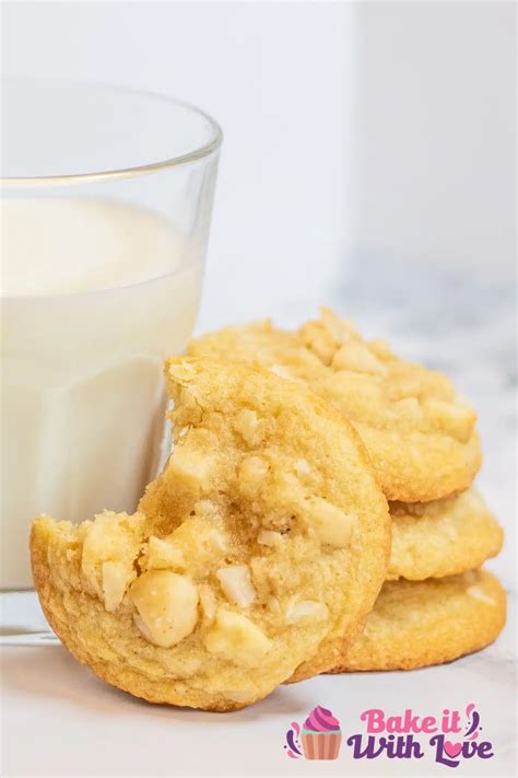 Classic Macadamia Nut Cookies Recipe | Bake It With Love