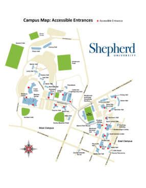 Shepherd University Campus Map