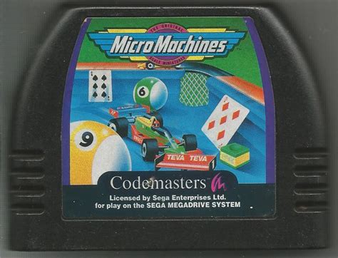 Micro Machines Used Sega Mega Drive