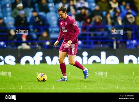 Hillsborough Stadium Sheffield England 23rd December 2023 Ryan Wintle 6 Of Cardiff City