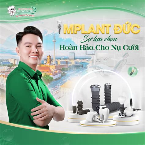 IMPLANT ĐỨC LỰA CHỌN HOÀN HẢO CHO NỤ CƯỜI Nha khoa Sài Gòn Tâm Đức