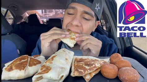 Taco Bell Breakfast Mukbang Youtube