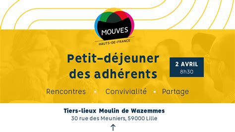 Petit déjeuner réseau Mouvement des entrepreneurs sociaux Mouves