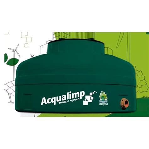 CAIXA D AGUA GREEN TAMPA ROSCA 1000L ACQUALIMP CAIXA D AGUA GREEN