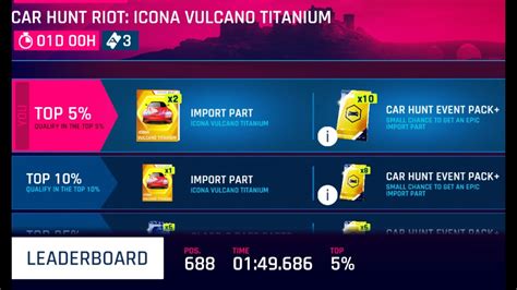 Asphalt Icona Vulcano Car Hunt Riot Touch Drive Time