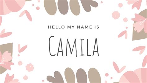 Free, printable, customizable name tag templates | Canva