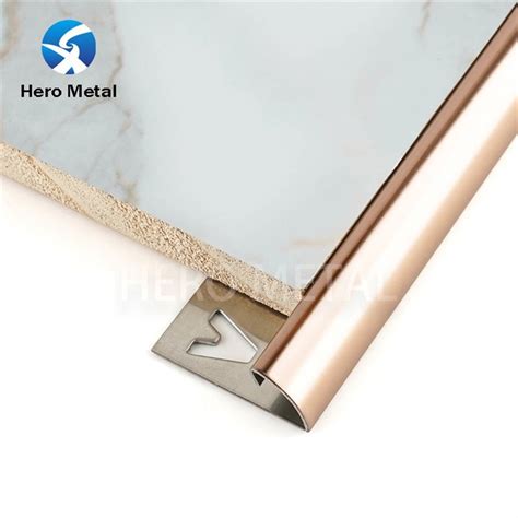 Custom Bull Nose Tile Edging Suppliers Manufacturers Factory Direct Wholesale Hero Metal