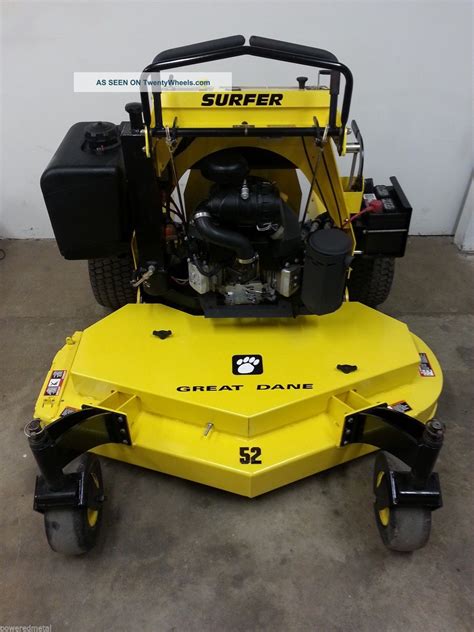 52 Great Dane Surfer 19hp Kawasaki Stand On Zero Turn Lawn Mower