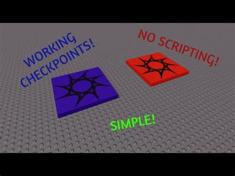 How To Make A Checkpoint In Roblox Studio 2022 NO SCRIPTING YouTube