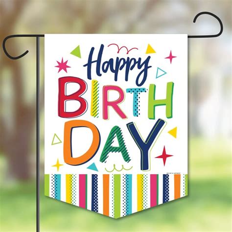 Cheerful Happy Birthday Outdoor Lawn And Yard Home Decorations