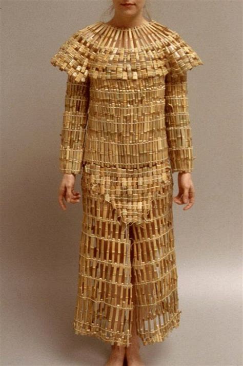 Bamboo Sculpture In 2021 Bamboo Fashion Art Clothes Woven Dress