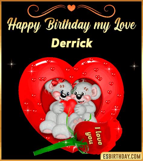 Happy Birthday Derrick GIF 🎂 Images Animated Wishes【28 GiFs】