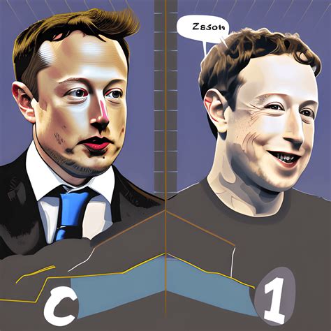 Elon Musk Vs Mark Zuckerberg Fight · Creative Fabrica