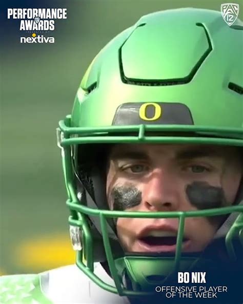 Oregons Bo Nix Earns Back To Back Pac 12 Offensive Player Of The Week