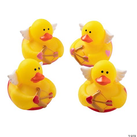 Valentine Cupid Rubber Ducks 12 Pc