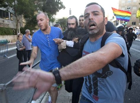 Jerusal N Jud O Ultraortodoxo Apu Al A Seis En Marcha Gay Mundo El Comercio Per