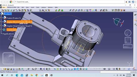 Assembly Design In Catia Youtube