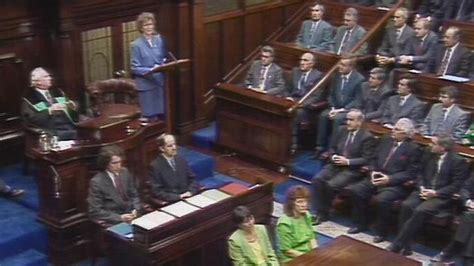 RtÉ Archives Politics President Addresses The Oireachtas