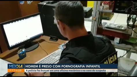 Mecânico é Preso Suspeito De Armazenar E Compartilhar Pornografia