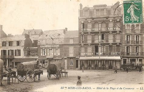 Mers Les Bains H Tels De La Plage Et Du Commerce Carte Postale