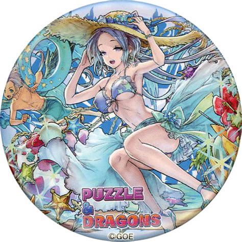 駿河屋 清夏の星女神・エスカマリ 「パズル＆ドラゴンズ×アキバヤバイ2022 モンスター缶バッジ サマーコレクション」（バッジ・ピンズ）