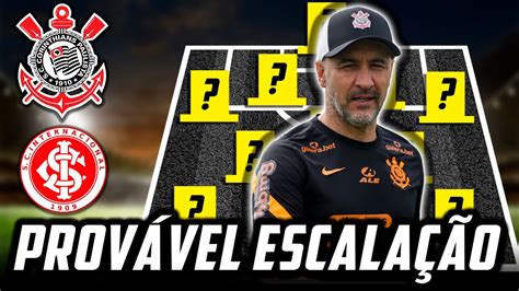 O QUE ACHA FIEL PROVÁVEL ESCALAÇÃO de CORINTHIANS x INTERNACIONAL