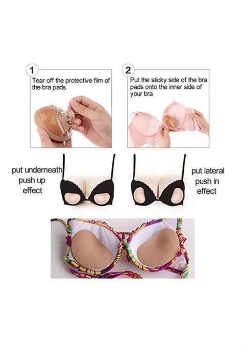 Kiss Tell Pack Padded Adhesive Push Up Bra In Nude Buy Kiss