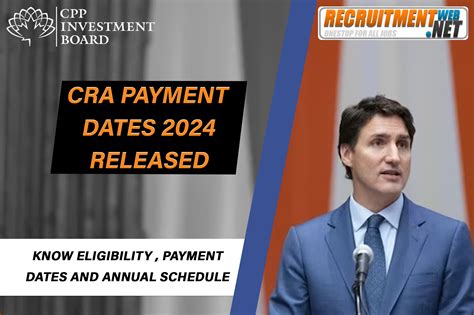 Cra Payment Dates Your Guide To Pension Other Benefits