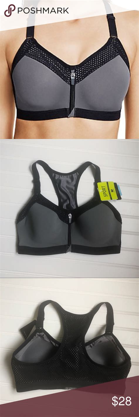 Wacoal Nwt Zip Front Underwire Sports Bra Underwire Sports Bras