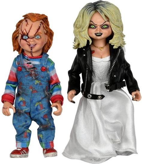 Neca Bride Of Chucky Chucky And Tiffany Action Figure 2 Pack Box