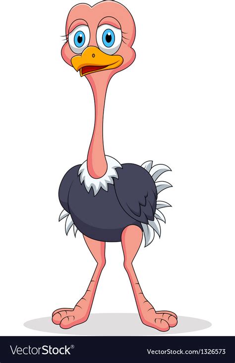 Cartoon Ostrich Clip Art