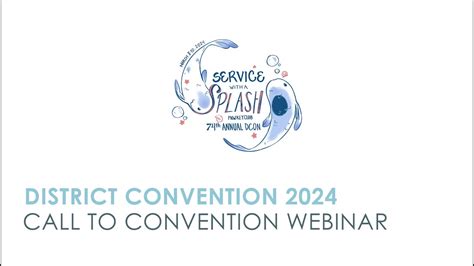 Dcon Call To Convention Webinar Recording Youtube