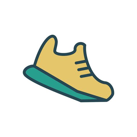 Running Shoes Icon Design Template Vector Art At Vecteezy