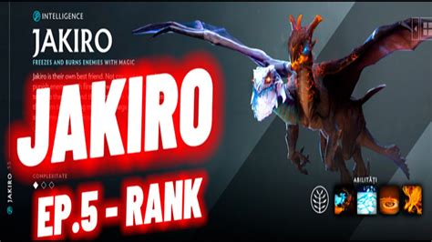 DOTA 2 RANK MODE JAKIRO EP 5 YouTube