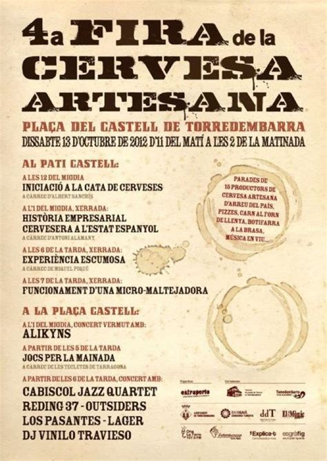 Cerveza Artesanal En Catalunya Fira De La Cervesa Artesana De