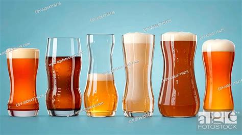 Beer Glass Collection A Visual Celebration Of Diverse Flavors And