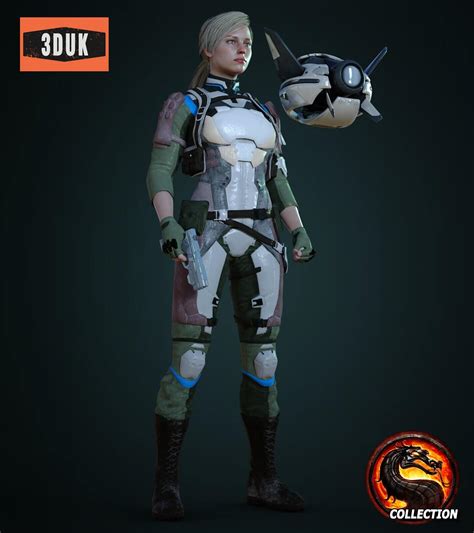 Mk Cassie Cage For G8f Daz Content By 3duk