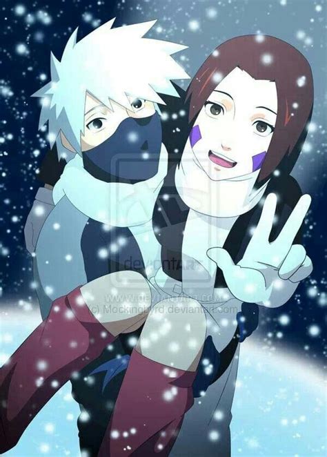 Kakashi And Rin Love Naruto Amino