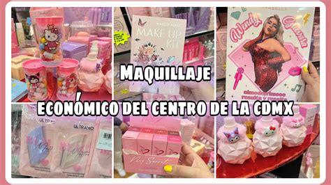 Maquillaje económico del centro de la cdmx YouTube